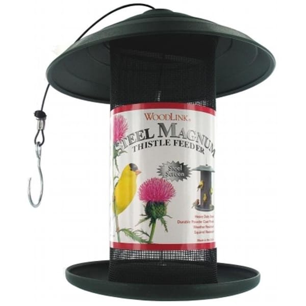 Woodlink Hunter Green Steel Magnum Nyjer Bird Feeder STMAG4GRT 24515 - main